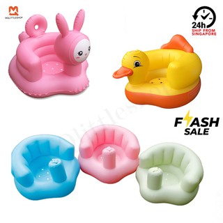 Localstock★New★ Baby Sofa ChairCouch Baby Learning Seat Correct Infant Sitting Position Baby Kid inflatable BathroomSofa