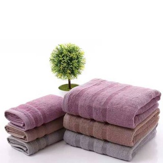 34x75cm Bamboo Fiber Towel Adult Sport Thick Soft Absorbent Washcloth Solid