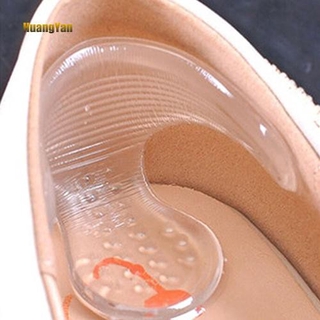 <HUANGYAN> 2 Pairs Silicone High Heel Shoes Insole Cushion Grips Foot Protect Liner