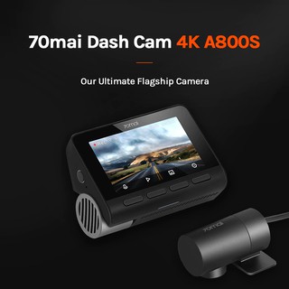 9.9 SALE (English Edition) 70mai A800S: Dual-vision 4K Dashcam with Night Vision | ADAS | 24hrs Parking Surveillance