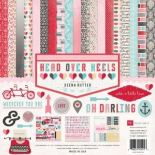 Head over heels echo park collection pattern paper