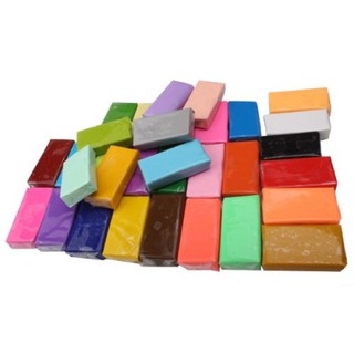 32 Colors Fimo Polymer Clay Blocks Soft Sticky Plasticine Craft Student DIY