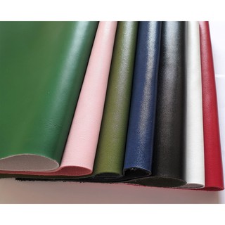 [Shop Malaysia] Genuine Nappa Soft Cow Leather Mix Colors Leather Sheet scraps fabric For DIY Leather Crafts Size A4