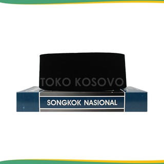 Sale Peci Songkok Kopiah Black Plain An Nasuha Semi Fine Ac High 9.10
