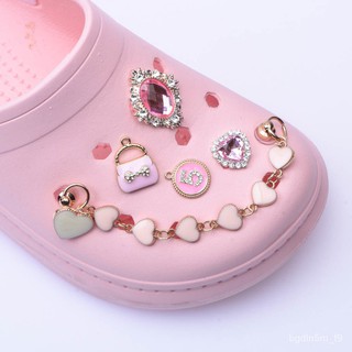 1 Pcs New Croc Designer Chain Shoe Charms Accessories Decoration for Croc Clog Shoes Pendant Buckle for Girl Gift Z2tF
