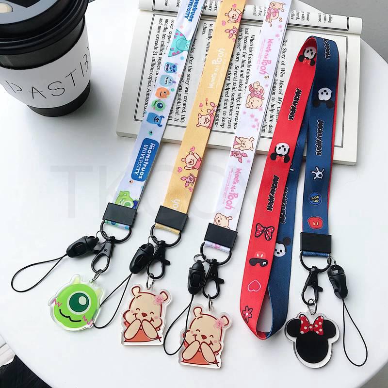 Mobile Phone Strap Cartoon Cute Colourful Lanyard Neck Strap For Keys ID Card For USB Badge Holder