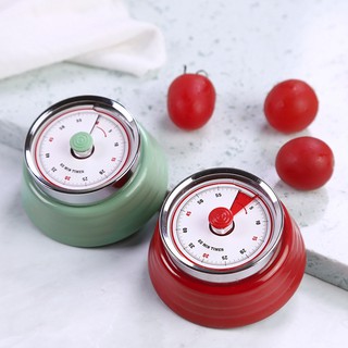 Retro Kitchen Timer Countdown Magnetic Long Ring Bell Alarm Loud 60-Minute (1)