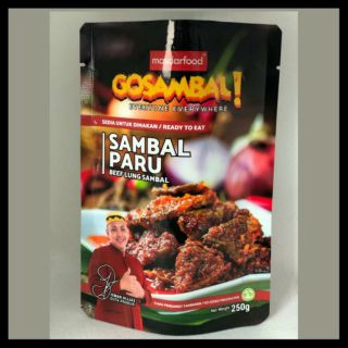 [Shop Malaysia] Sambal Paru (250 Gm) Ready To Eat - Go Sambal Masdar Food, Halal, Muslim Products - For Dish 3-4 Org Eating