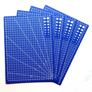 Paper Board Fabric Leather Craft Scale Plate A4 Grid Lines Cutting Mat