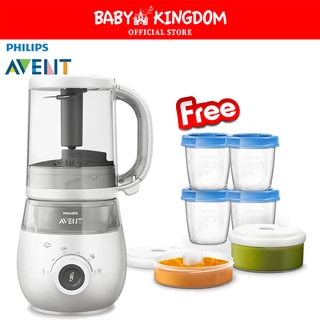 Philips Avent 4 in 1 Healthy Food Maker Bundle - Baby Kingdom (1)