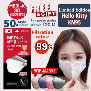 Medi-K KF94 Mask Korean 3D Medical Mask (10pcs)