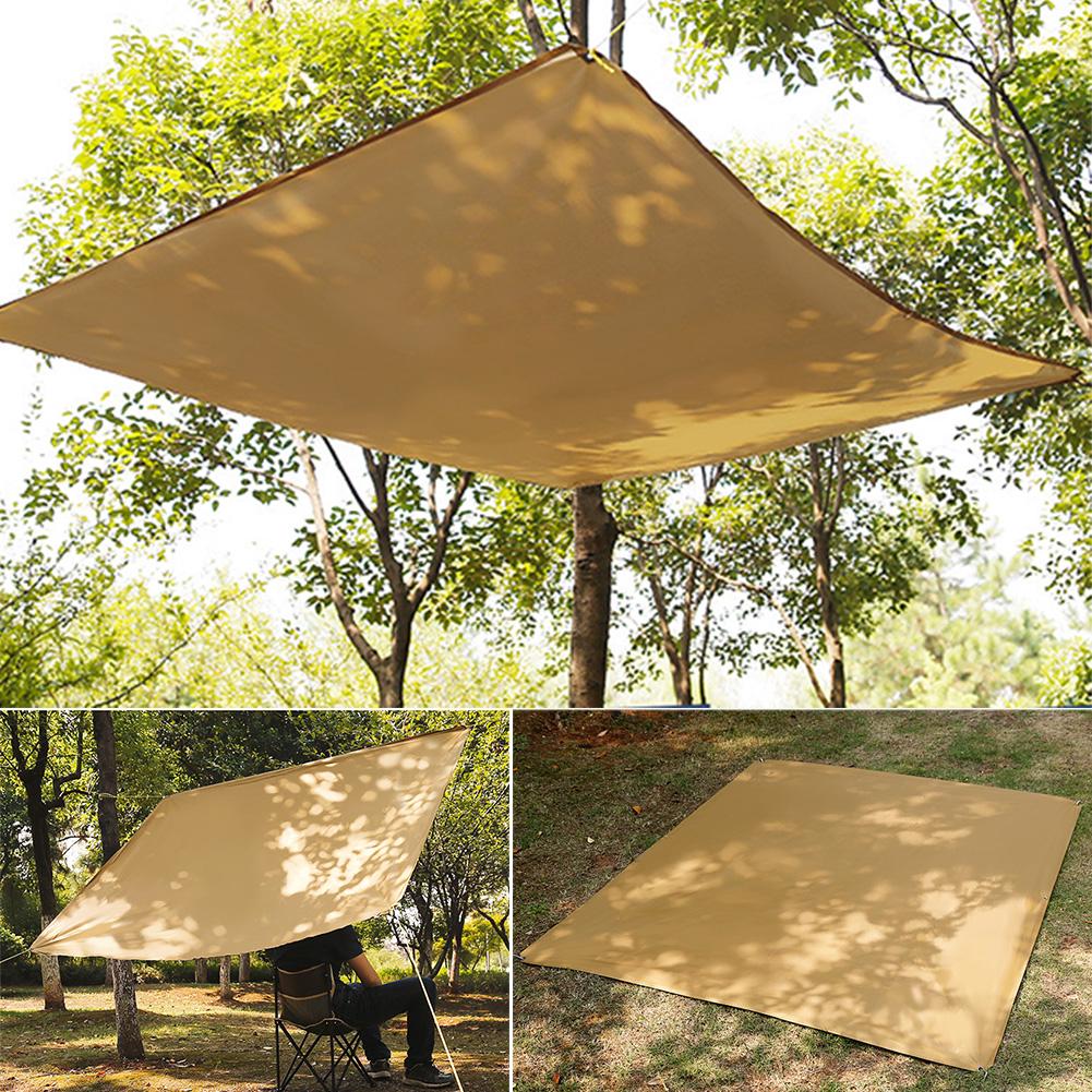 Rainproof Sun Shade Sail Garden Patio Canopy Sunscreen Comping Shelter Cover