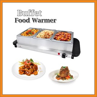 🔥🔥Stainless Steel 3 Tray Buffet Food Warmer | Pemanas Buffet