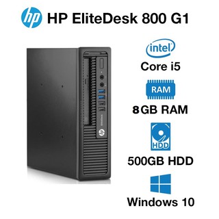 Hp Elitedesk 800 G1 USDT mini PC i5 4th Gen 8gb Ram 500GB hdd win 10 pro, ms office with WIFI Adapter(Refurbished)
