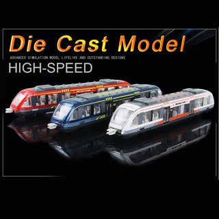 High-speed Rail Model Die Cast Alloy Car Toy Mini Car Subway Toys for Children