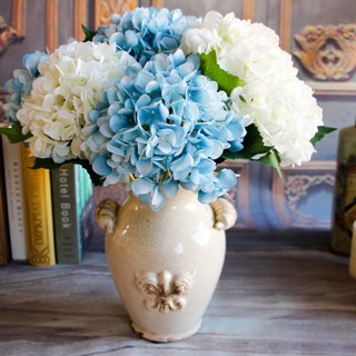 Artificial Flowers Hydrangea Bouquet for Home Wedding Party Decor