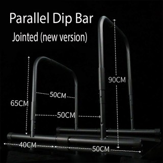 Parallel Dip Bar (Black Color) Comes with Resistance Band