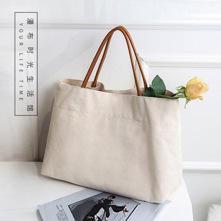 Women's Shopping Slingbag Handbag Convenient Large Capacity Canvas Bags