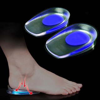 Heel Support Pad Cup Gel Silicone Shock Orthotic Insole