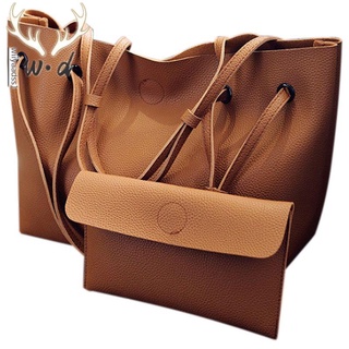 Women PU Leather Shoulder Messenger Bag Tote Purse Handbag Crossbody Satchel Hot, Brown
