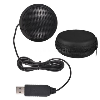 Desktop Omni-directional Microphone with USB Port for Computers Laptops Portable High Sensitivity Mic for Conference Mee