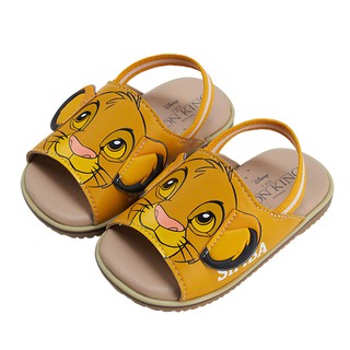 Disney Kids Shoes Lion King Simba Three-dimensional Modeling Back Elastic Sandals Taiwan
