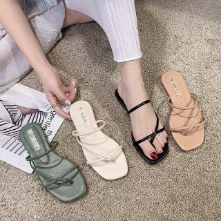 READY STOCK Korean Fashion Casual Cross Sandals Women Flat Sandal