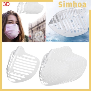 [SIMHOA] 10x 3D Face Masks Bracket Mouth Separate Inner Stand for Breathing Makeup Remain