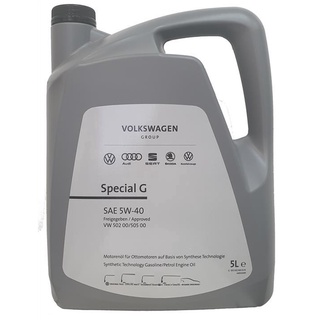 Genuine Audi/VW 5W40 Fully Synthetic Engine Oil 5L (G555502M4)