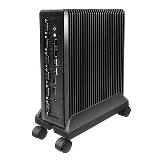 ✲☀2 Colors PC Desktop CPU Stand Holder Computer Tower Case Wheels Adjustable Wid