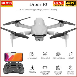 F3 Drone GPS 4K 5G WiFi Live Video FPV Quadrotor Flight 25 Minutes Rc Distance 500m Drone HD Wide-angle Dual Camera