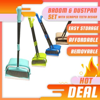 [Shop Malaysia] Broom and Dustpan Set