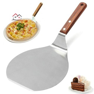 HYP Stainless Steel Pizza Spatula Pie Cake Shovel Pancake Baking Tool for Home Kitchen @SG