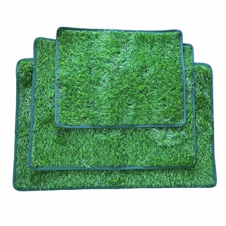 Pet Lawn Toilet Mat Indoor Simulation Grass Dog Toilet Special Replacement Urine Pad Waterproof Washable Dog Urine Pad/Dog Pet Potty Training Pee Pad Mat Puppy Tray Grass Potty Simulation Lawn For Indoor