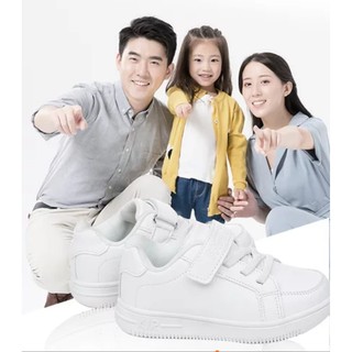 White Sneakers School Shoes Children running boys girls boys leather casual sports
