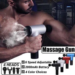 【READY STOCK】Profession 30 Speed Massage Gun Muscle Massage Vibration Muscle Massager Muscle Relax