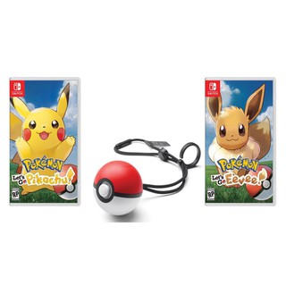 Switch: Pokemon Lets Go - Pikachu / Eevee + PokeBall Plus Bundle