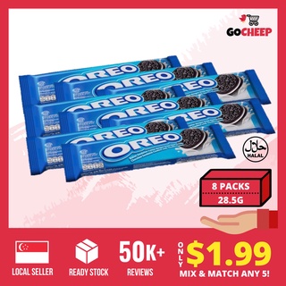 [GoCheep] (8Packsx28g) Oreo Tray Cracker Biscuit Snacks Chips Snacks Seaweed Childhood Jelly Tidbits Sweets Event Redtag (1)