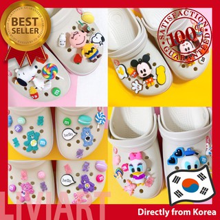 Kids Shoes Accessories Set for Crocs Korean Collection (Care Bears, Donald Duck, Frozen LED, Grizzly Honey, Ice Bear Coke, Mario Lego, Mickey Daisy, Mickey Sweet, Milk Candy, Panda, Peppa Pig LED, Pooh, Sesame, Simpson & Spongebob, Snoopy, Super Mario) (1)