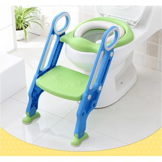 Portable Baby Potty Seat with Ladder Children Potty Training Foldable Children Toilet Trainer Toddler Potty Training