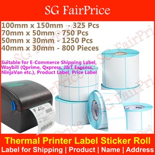 ★ THERMAL PRINTER LABEL SELF ADHESIVE STICKER ROLL | FRAGILE STICKERS | SHIPPING | PRODUCT | ADDRESS | PRICE LABEL ★