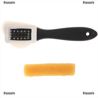 [Bigapple 0905] 2pcs/set Useful Suede Shoe Brush Cleaning Brush And Rubber Shoes Eraser