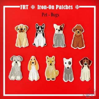 ☸ Pets - Dogs Patch ☸ 1Pc Cartoon Pet Diy Sew on Iron on Badges Patches（Dog - Series 06）