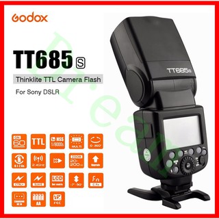 Godox TT685 TT685S 2.4G HSS 1/8000s TTL Camera Flash for Sony A77II A7RII A6500