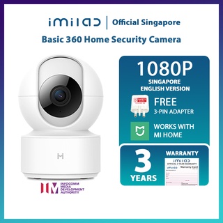 [OFFICIAL SG 3 YEAR Warranty ] IMILAB 1080P 360 Basic Home CCTV IP Security Camera Wifi NightVision Motion Tracking