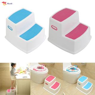 2 Step Stool for Kids Toddler Stool for Toilet Potty Training Slip Bathroom Kitchen