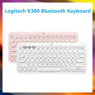 Logitech K380 Multi-Devices White&Pink Bluetooth Wireless Keyboard