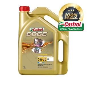 Castrol EDGE 5W-30 C3 Engine Oil for Petrol and Diesel Cars (4L)