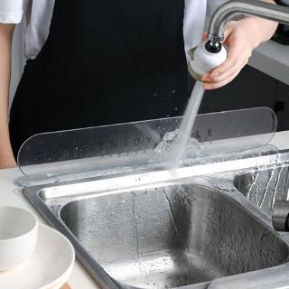 ✿COLO Transparent Sink Water Splash Guard Anti-water Board Waterproof Baffle Plate