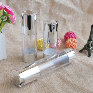 Airless Bottle Cosmetic 15ml 30ml 50ml Pump Cover Travel Skincare Empty